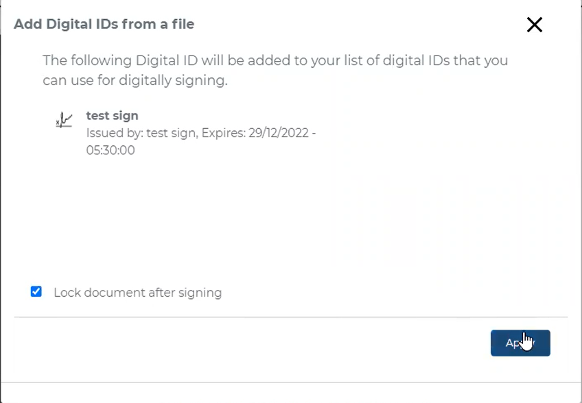 lock document