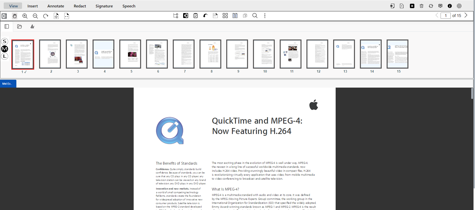 Top Side Thumbnail Alignment