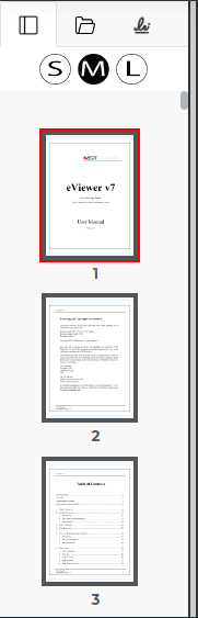 Thumbnail Zoom Controls