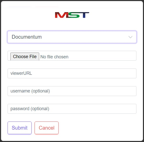 documentum dialog box