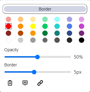 cloud annotation border edit