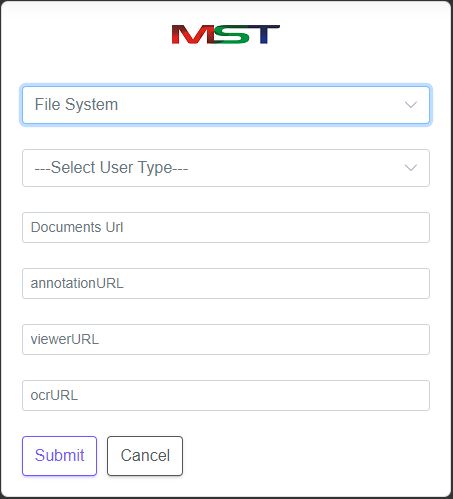 file system dialog box