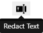 redact text