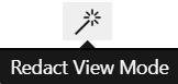 redact view mode