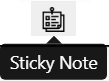 sticky note