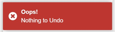 undo split alert
