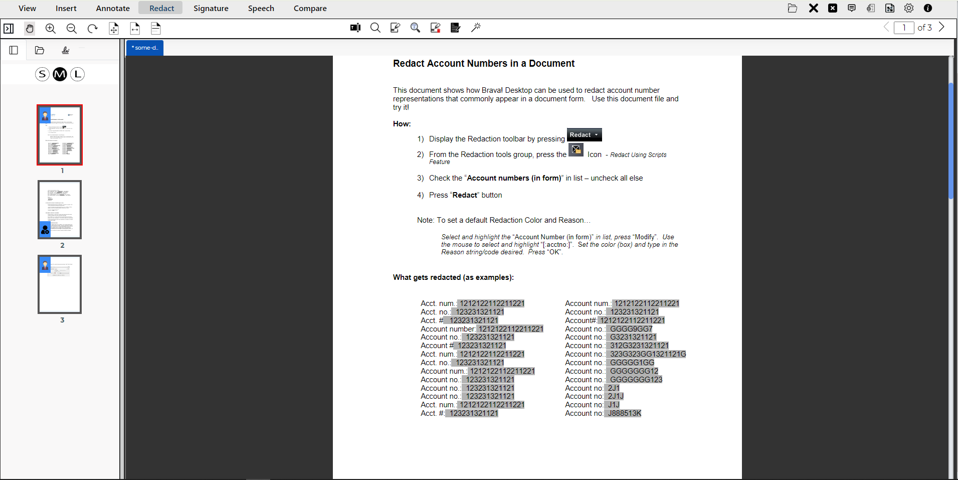 selected area redacted