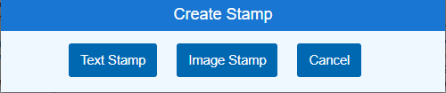 Create Stamp dialog box