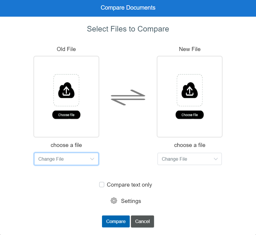select documents to compare