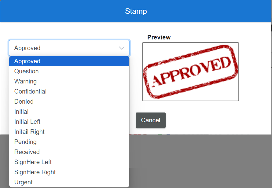 Standard Image Stamps