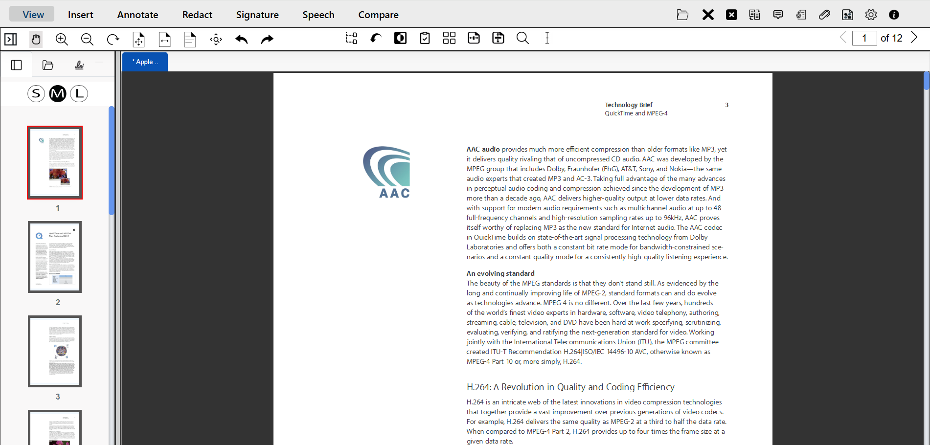 result after page reordering