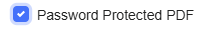 Password Protected PDF
