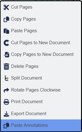 Paste Annotation option