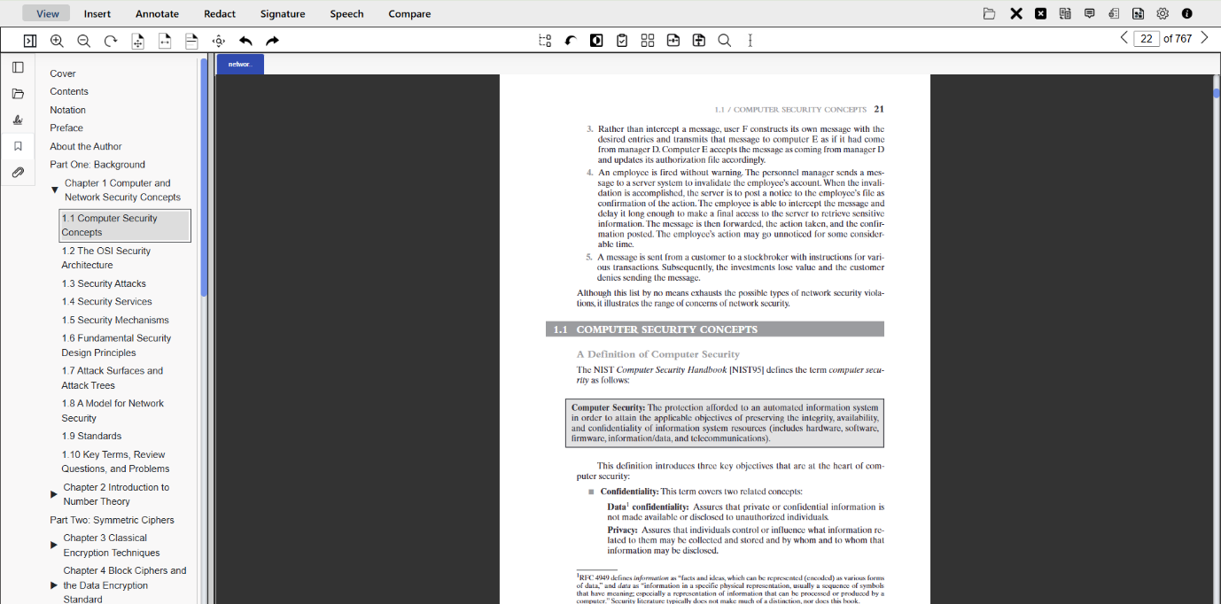 expand or collapse the bookmark