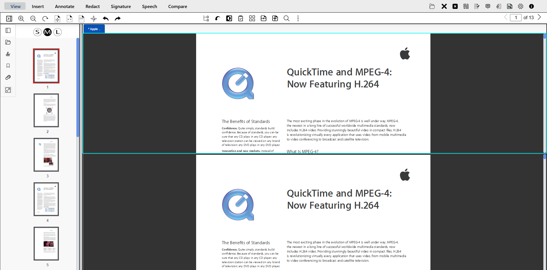 bottom pane will be highlighted and marked with a blue outline