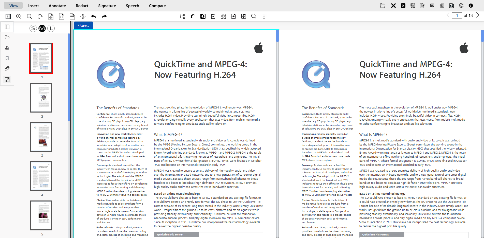 left pane will be highlighted and marked with a blue outline